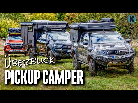 Pickup Camper: Überblick & Basics (🇩🇪+🇬🇧🇺🇸)