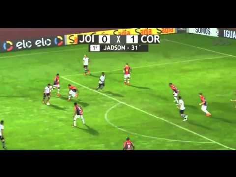 Gol de Jadson  Joinville 0 X 1  Corinthians Campeonato Brasileiro 6 ª rodada