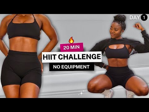 DAY 1: BOUNCE-BACK HIIT Challenge | Full Body Reset | 20 Min At-Home Fat Burn