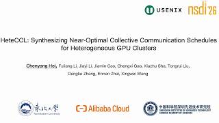 NSDI '26 - HeteCCL: Synthesizing Near-Optimal Collective Communication