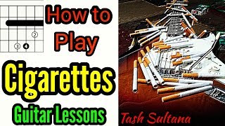 How to Play Cigarettes Tash Sultana Guitar Lesson - Como Tocar Cigarettes Guitarra