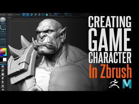 Creating an Orc in Zbrush | Timelapse with comments