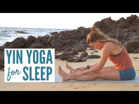 Yin Yoga For Insomnia & Better Sleep (30 min, No Props)
