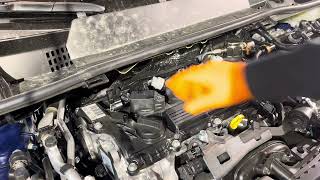 2023-2025 Toyota Prius Hybrid, Prius Prime Spark Plug Replacement Instructions