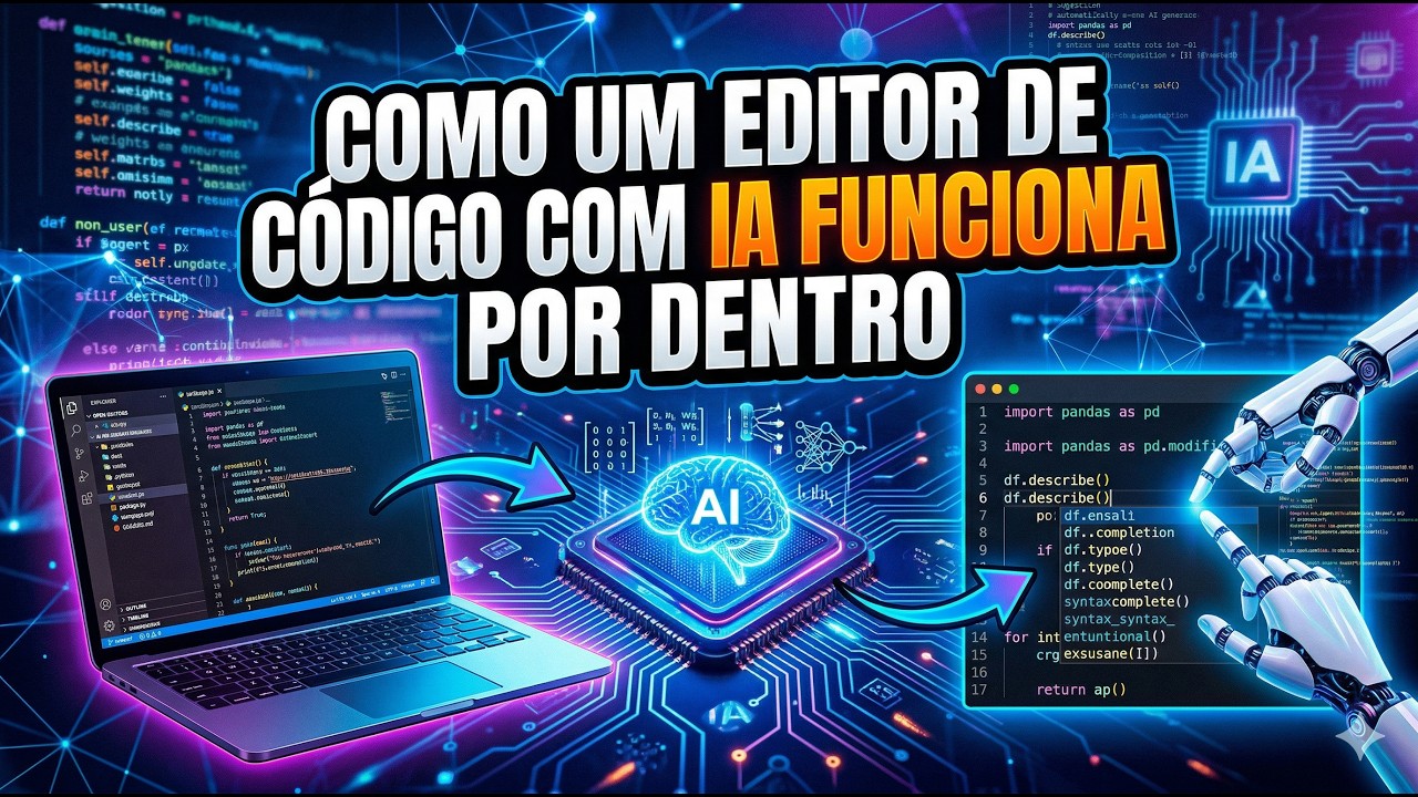 Como um Editor de Código com IA Funciona por Dentro