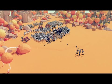 TABS DARK Peasant vs 1000 Unit HOLY Crusade Army