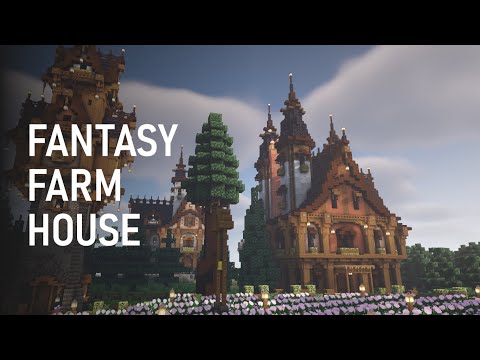 Fantasy Farm House - Minecraft Build Process