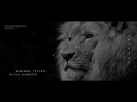 Free After Effects Project : Modern Glitch Opener