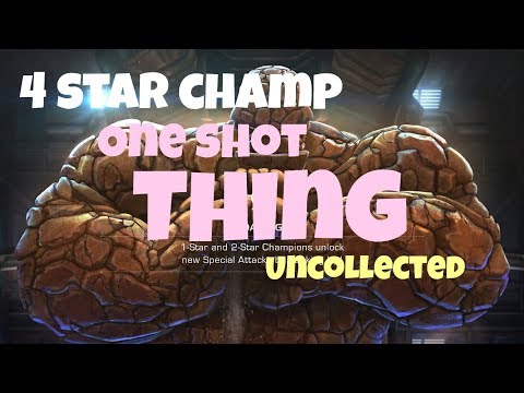 How to beat the Thing in one shot uncollected mcoc