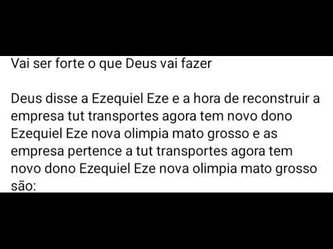 Tut transportes tem agora novo dono Ezequiel eze nova olimpia mato grosso 