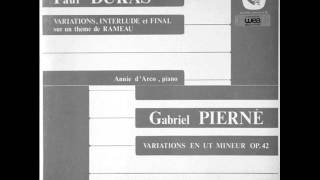 ANNIE D'ARCO plays DUKAS & PIERNE Variations (1971)