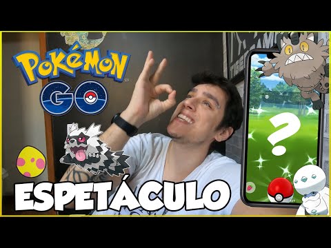 TRÊS SHINIES SEGUIDOS! UM BEM RARO! - Pokémon Go | Capturando Shiny #190