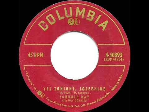 1957 HITS ARCHIVE: Yes Tonight, Josephine - Johnnie Ray (#1 UK hit)