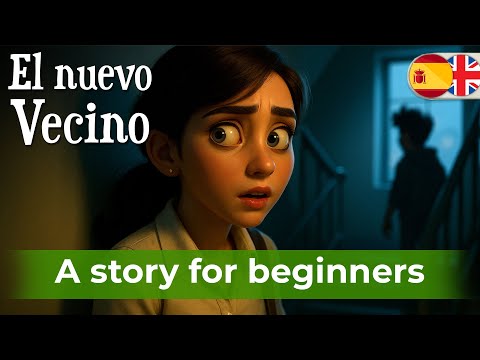LEARN SPANISH Easily with Funny Story (А1-А2) - El nuevo vecino