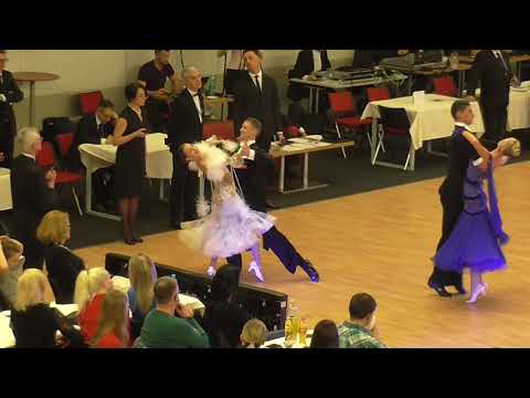 094 Daniel Borůvka - Barbora Borůvková /MČR STT 2018/ Třinec/ Junior II./ Semifinále/ Slowfox