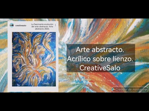 La fascinante evolución del arte abstracto: Arte abstracto 2024 #creativesalo #arte #inspiración  -…