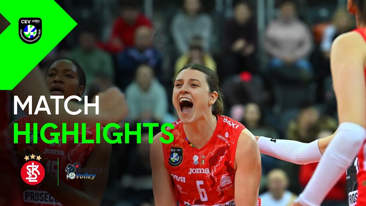Highlights | ŁKS Commercecon ŁÓDŹ vs. A. Carraro Prosecco DOC CONEGLIANO | CEV ZEREN CLVolleyW 2026