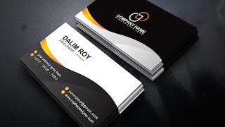 BUSINESS CARD DESIGN | PROFESSIONAL BUSINESS CARD DESIGN IN ADOBE ILLUSTRATOR | LUXURY BUSINESS CARD
