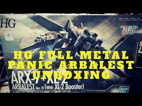 HG Full Metal Panic Arbalest unboxing