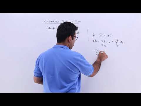 Kinematics of Fluid Flow - Equipotential Line