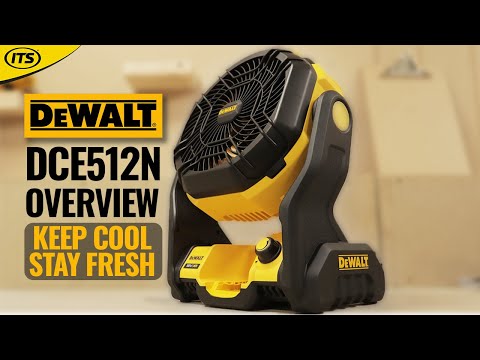 Dewalt DCE512N 18V XR Cordless Jobsite Fan - Quick Overview