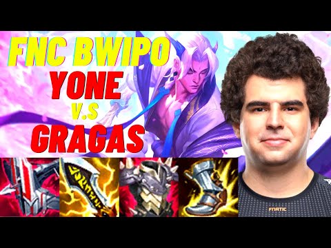 FNC BWIPO PLAYS YONE VS GRAGAS TOP |EUW GRANDMASTER PATCH 11.3| [League of Legends] Full Gameplay