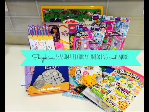 Shopkins Season 4 Unboxing and more Video