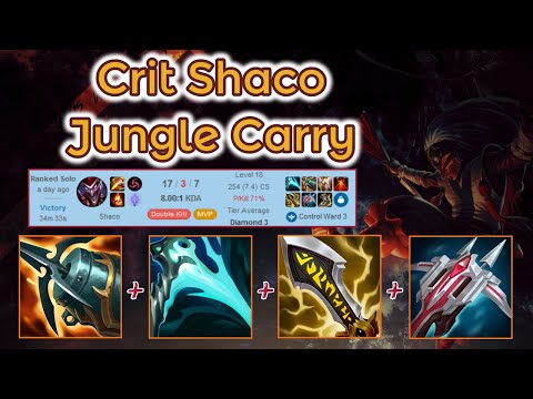 Kraken Assassin Shaco Jungle carrying Diamond [League of Legends] Full Gameplay - Infernal Shaco