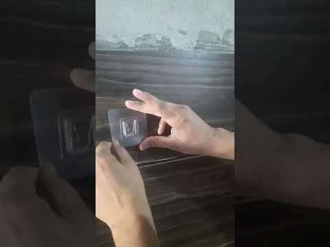 Transparent Self Adhesive Waterproof Plastic Male/Female Wall Sticker Hooks