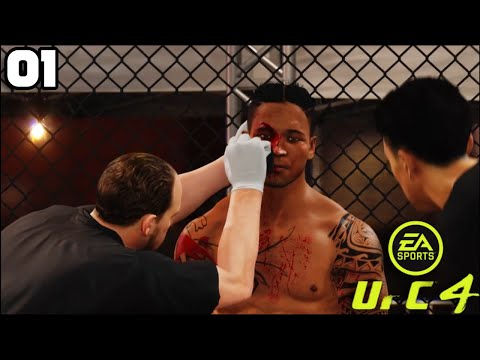 UFC 4 Career Mode - Part 1 - MY CAREER BEGINS