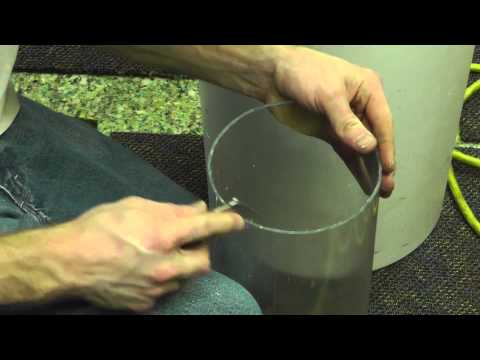 How to Cut Polycarbonate Pipe Straight / Square with a Hand Saw