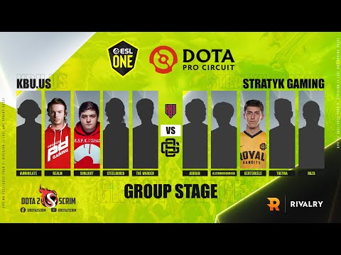 KBU.US vs Stratyk Gaming - DPC NA 2021/22 Tour 2: Division II - Group Stage - B03