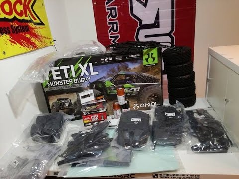 Unboxing: Axial Yeti XL Kit [Birthday Special] [deutsch/german]