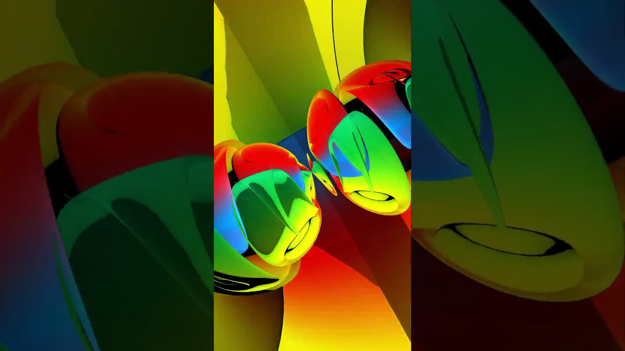 Colorful Geometric Core - 3D Spin #aavfx