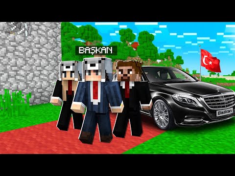 AİLECEK BAŞKAN OLDUK 💼 - Minecraft
