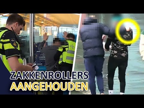 Politie | Zakkenrollers aanhouden | Mishandeling | Rachel valt binnen