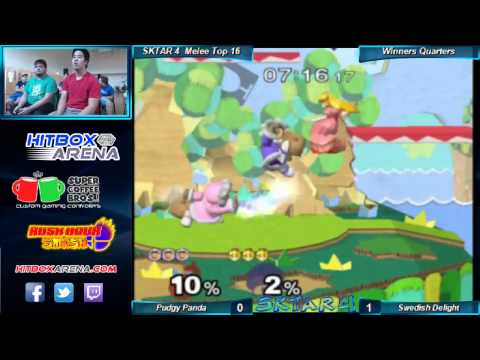 SKTAR 4 Melee Singles Swedish Delight (Peach) vs PudgyPanda (ICs) Winner's Semis
