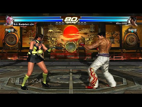 183_5  Julia y Asuka Vs Kazuya y King - Tekken Tag 2 ( Uchiha x24 ) GamePlay PS3