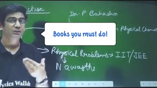 Best book for chemistry IIT JEE recommend by Amit Mahajan Sir. #PW #Chemistry books