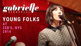 Gabrielle Stravelli sings Young Folks at Zeb's, NYC