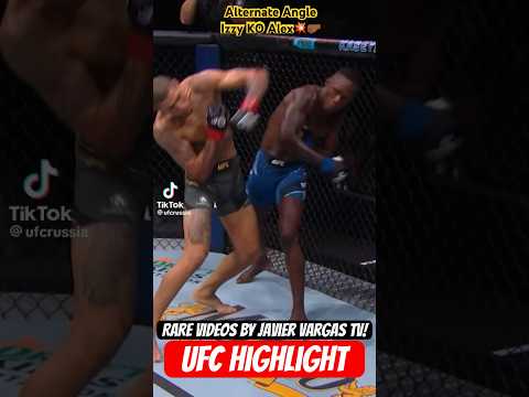 Alternate KO Angle | Izzy VS. Alex Pereira Knockout UFC Fight Knockout Highlight - Rare Video Javier