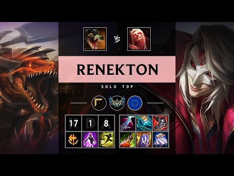 Renekton Top vs Vladimir - EUW Challenger Patch 25.16