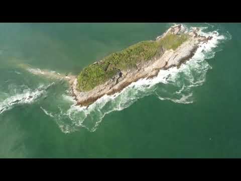 惠東縣雙月灣，鹽洲島彩石灘