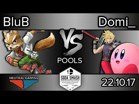 Soda Smash III - NG | BluB (Fox) vs Domi_ (Cloud, Kirby) - Pools