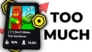 How much I made from making Roblox Slop Games