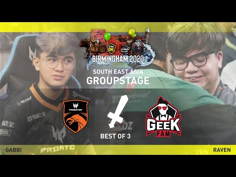 TNC Predator vs Geek Fam Game 1 (BO3) | ESL One Birmingham Online 2020 SEA Groupstage