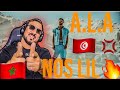 [REACTION!!!] 🔥A.L.A - Noss Ellil( تونس العزيزة )🇲🇦❤️🇹🇳