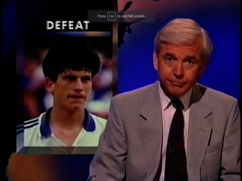 End of 9 O'Clock News, Newsroom South East and Weatherview (Thu 4th Jul 1996 BBC One)