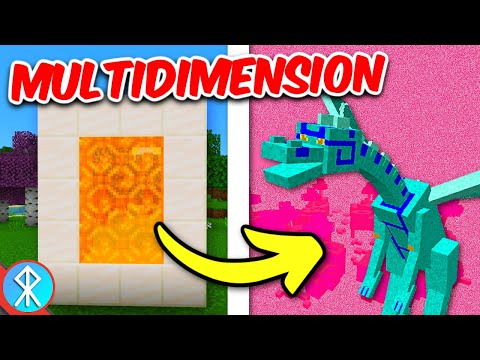 NEW DIMENSIONS | Multidimension Addon MCPE/Bedrock Minecraft