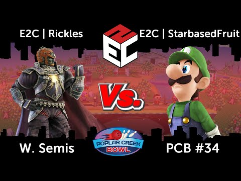 Poplar Creek Bowl #34 - E2C l Rickles (Ganondorf) vs. StarBasedFruit (Luigi)